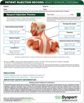 Cervical-Dystonia-Injection-Tracker